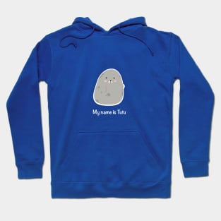 Tutu the Seal - My name is Tutu - Seal Doodles Collection Hoodie